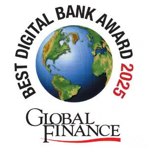 2025 Global Finance Best Digital Bank Award