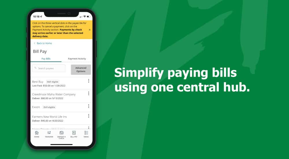 Simplify paying bills using one central hub.